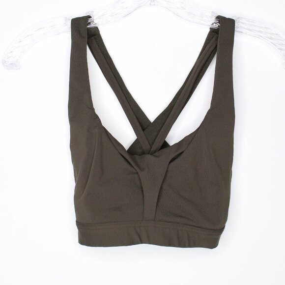 Lululemon Dark Olive Sports Bra - Picture 3 of 9